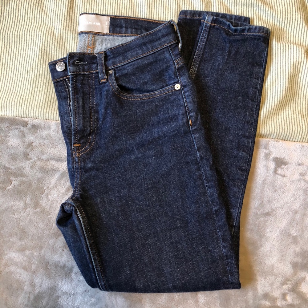 Everlane Dark Wash Skinny Ankle Jean
